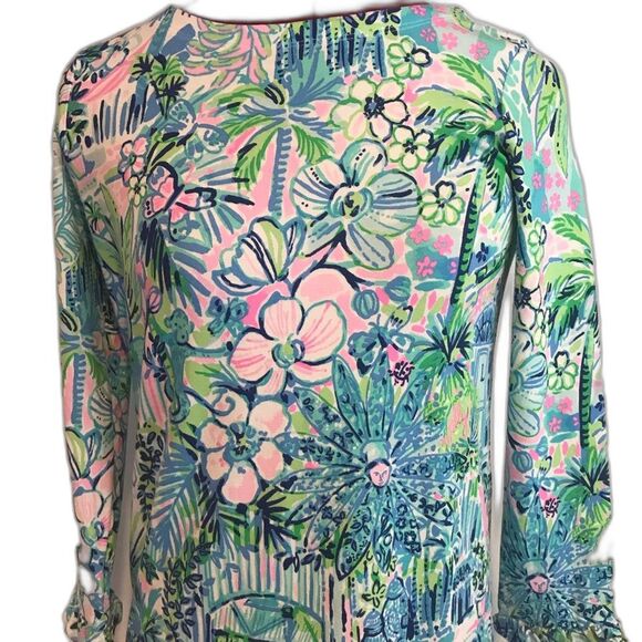 Lilly Pulitzer Girls UPF 50+ Mini Sophie Ruffle Dress XL (12-14) UPF 50+ - Picture 9 of 14